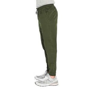 🌴 Gap khaki Green woven twill joggers olive Green.